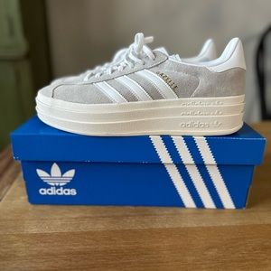 Adidas Gazelle Bold - Grey and White